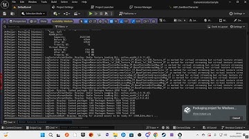 PackagingResults: Error: Unknown Error in Unreal Engine 5  .. solving problem full video