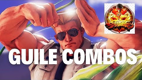 Practicing Combos with Guile V-Skill 2 - Street Fighter 5