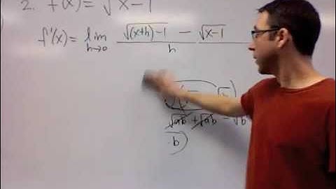 Definition of a Derivative Part 2