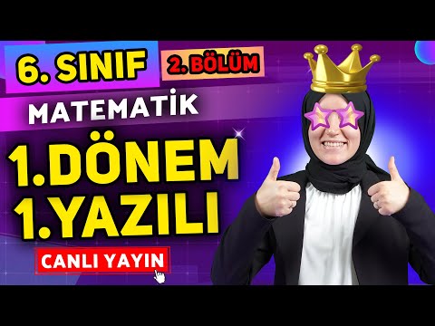 6. Sınıf Matematik | 1. Dönem 1. Yazılıya Hazırlık 2022-2023 #yazılıhazırlık