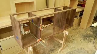 Making of a walnut tv hutch