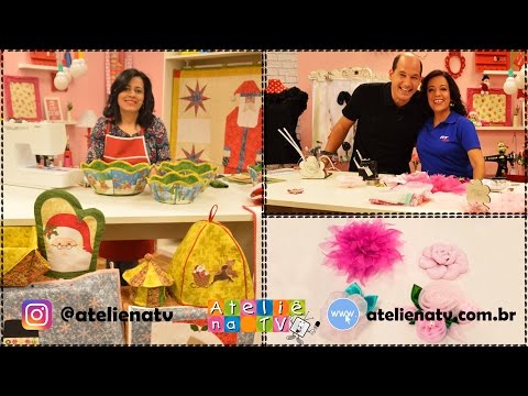Ateliê na TV - Rede Brasil - 13.09.2016 - Maria Adna e Yvone Lobato