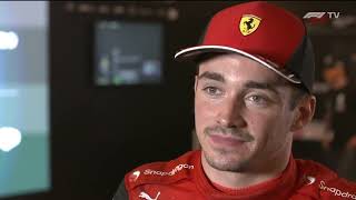 Charles Leclerc post-qualifying interview | 2022 Abu Dhabi Grand Prix