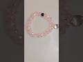 Diy black_pink bracelet 💗||#shorts #diybracelets #crafter #viral #handmade #blackpink