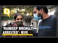 Exclusive  hopeful hell get bail wife of journalist mandeep punia arrested at singhu