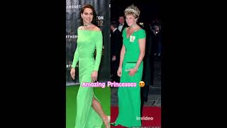 Princess Catherine & Princess Diana are amazing Princesses. #shorts #princesskate #princessdiana