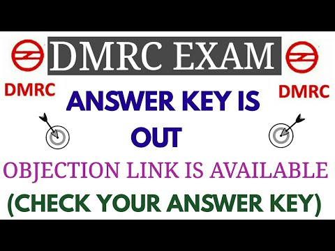 DMRC JE/CRA/AM EXAM ANSWER KEY IS OUT