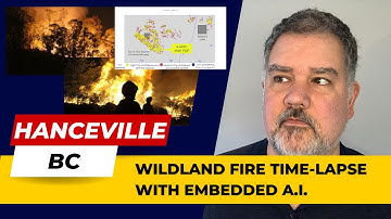 Wildfire Time Lapse with Artificial Intelligence Prediction