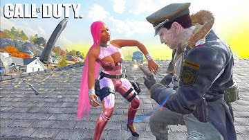 COD Richtofen, Dempsey, Nikolai And Takeo With Finishing Moves - Call Of Duty Warzone Finishers