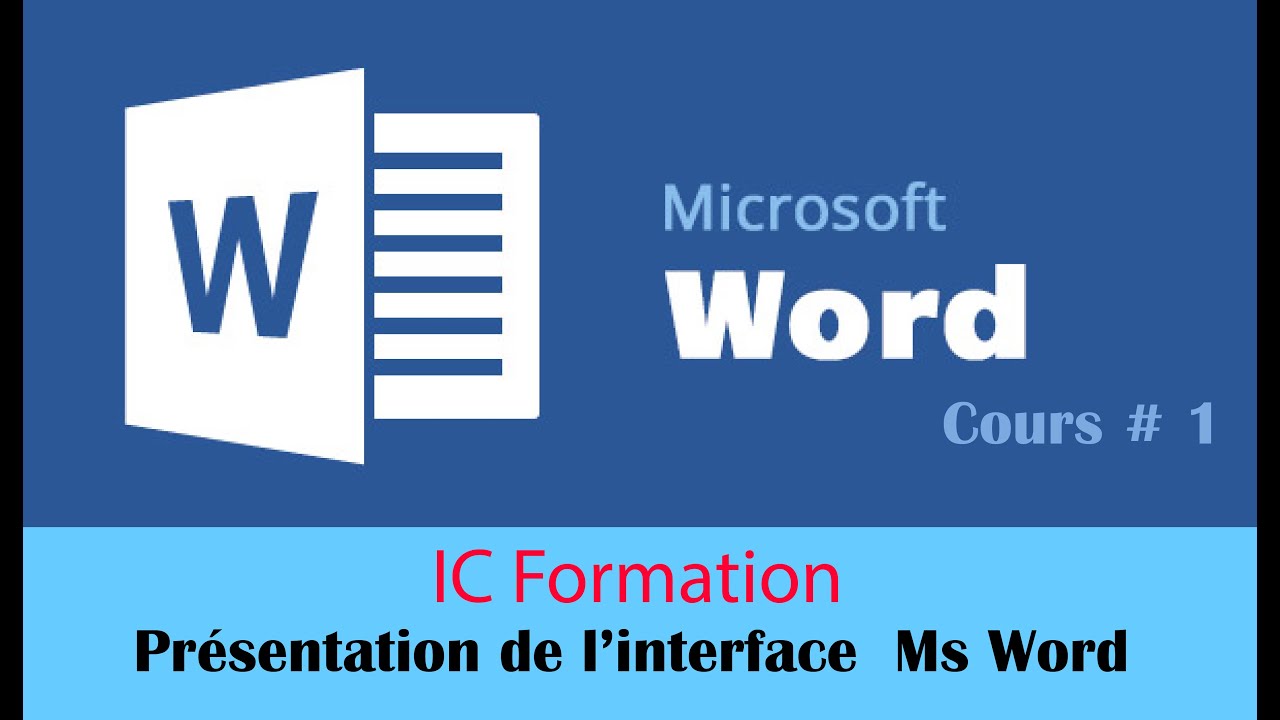 Logiciel d'application Microsoft Word définition et présentation YouTube