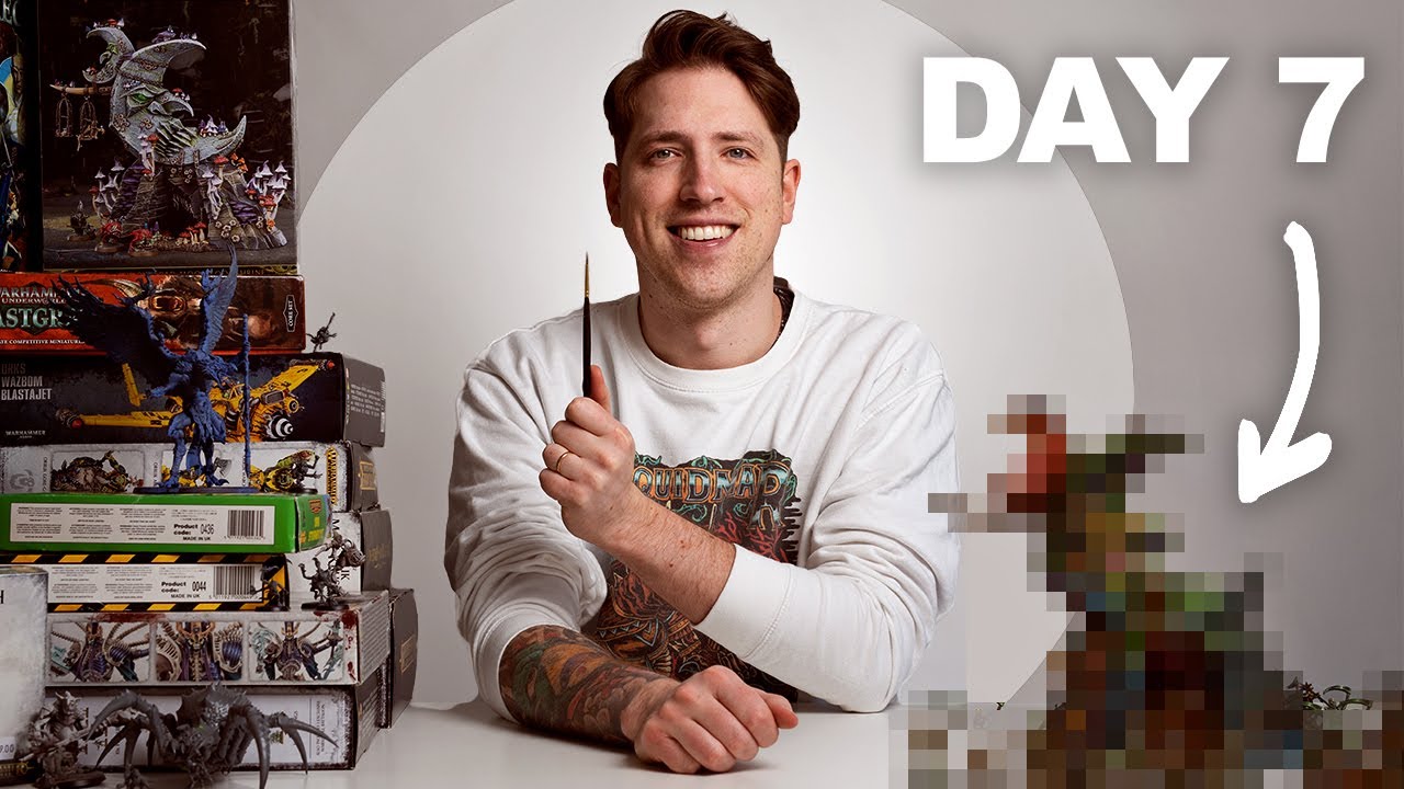 Trying to paint my backlog in a week! (Satisfying)