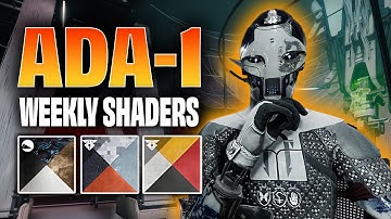 Ada-1 weekly SHADERS Don