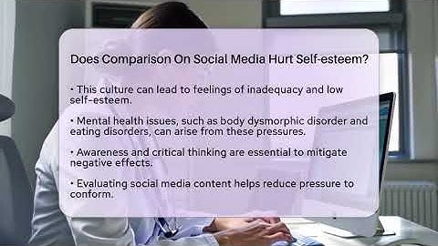 Does Comparison On Social Media Hurt Self-esteem? - Inside Body Image