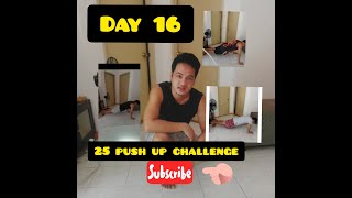 Push up challenge in 30 days  (Day 16)