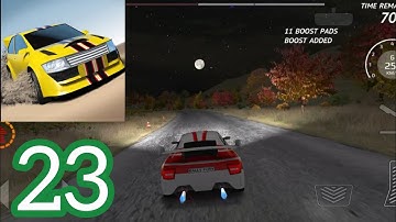 Rally Fury Gameplay Walkthrough Part 23 Country Hills Track 2 Reverse - Track 3 (Android, iOS)