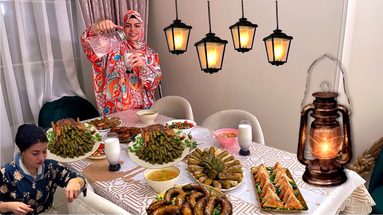 اول فطار لينا في رمضان علياء اتحدتني وطبعا كسبت التحدي