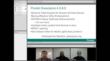 Greenplum Chat #1 - Greenplum 4.3.8.0