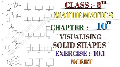 Q 3 , Ex 10.1 - Visualising Soli shapes - Maths Class 8th - NCERT - apani pathshala82