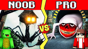 HOUSE HEAD VS BRIDGE WORM Build Battle In Minecraft - NOOB VS PRO CHALLENGE - Maizen Mizen Parody