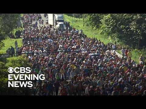 Video: 7,500 Caravan Migrants Continue March To US: 'Our Strength Is Greater Than Trump's Threats