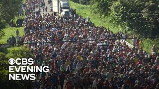Migrant caravan continues march toward U.S.