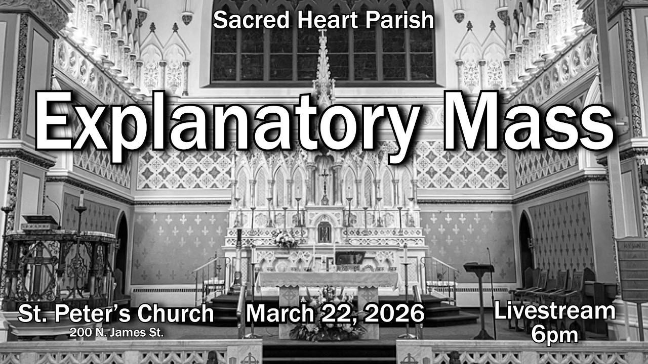 EXPLANATORY MASS AT ST PETERS CHURCH