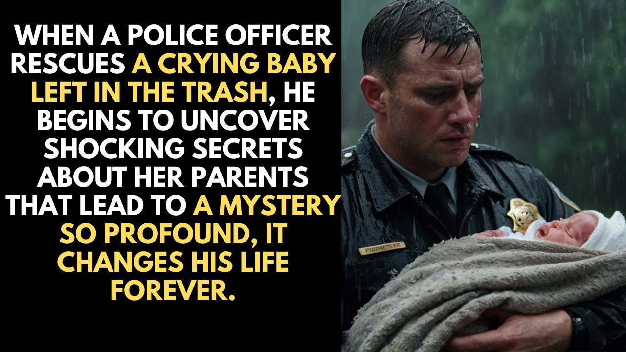 A Police Officer Rescued a Crying Baby in the Trash What He Discovered ...