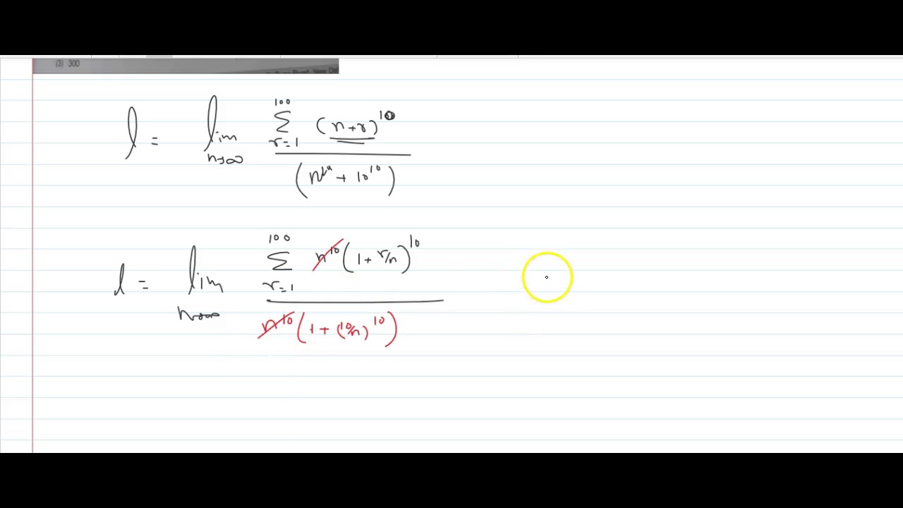 The Value Of lim n Gtoo sum r 1 100 n r 10 n 10 1 0 10 the-value-of-lim-n-gtoo-sum-r-1-100-n-r-10-n-10-1-0-10