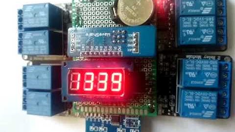 Temporizador 8 canales con Arduino