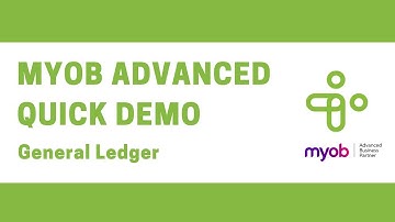 MYOB Advanced Demo - General Ledger
