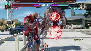 Tekken 7 Roach Vs Double-O-Snake - Pika Ladder Challenge Escape Portal