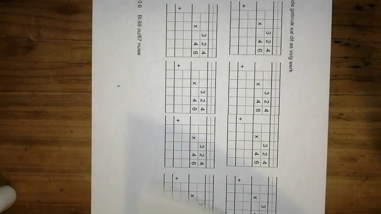 Gr6 Lang maal metode/HTE metode/HTE oordrag metode