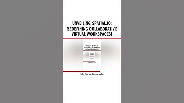 Unveiling Spatial.io: Redefining Collaborative Virtual Workspaces!