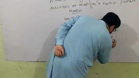 Lecture 41: Adjective and its Types by Karim Khan