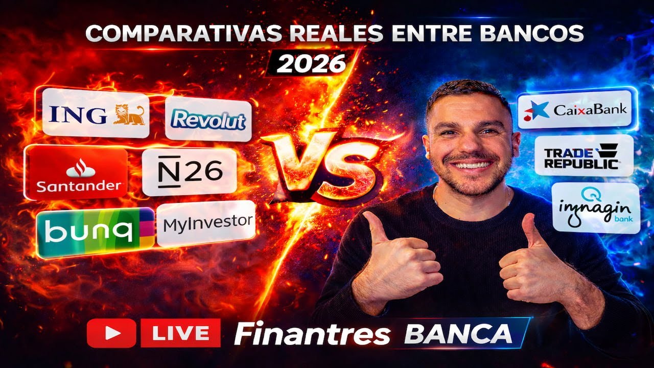 Hoy comparamos los mejores bancos para usuarios en España en 2026 - YouTube