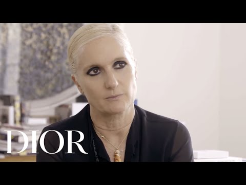 Autumn-Winter 2017-18 Haute Couture show - Maria Grazia Chiuri on the 'Tarot' coat