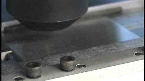 Scribe Marking on Nameplates with Automated Shuttlefeed System - SCHMIDT