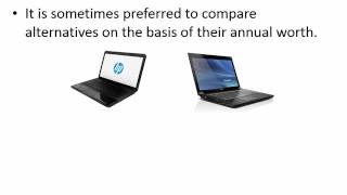 CVE 267 - Class 24 (Incremental Annual Worth Analysis)