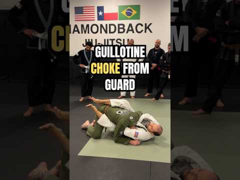 How To Do a Guillotine Choke From Guard #jiujitsu #guillotinechoke #friscotx