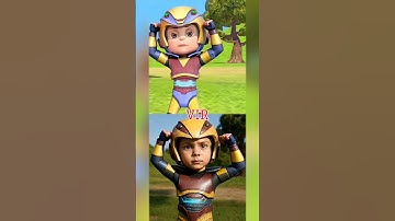 Vir The Robot Boy Cartoon Characters In Real Life - Part 2 #virtherobotboy #cartoon