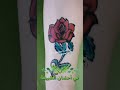 تاتو ورده بالحنه السوده والالوان حلال وكل صفحتي رسم فقط وليس وشم