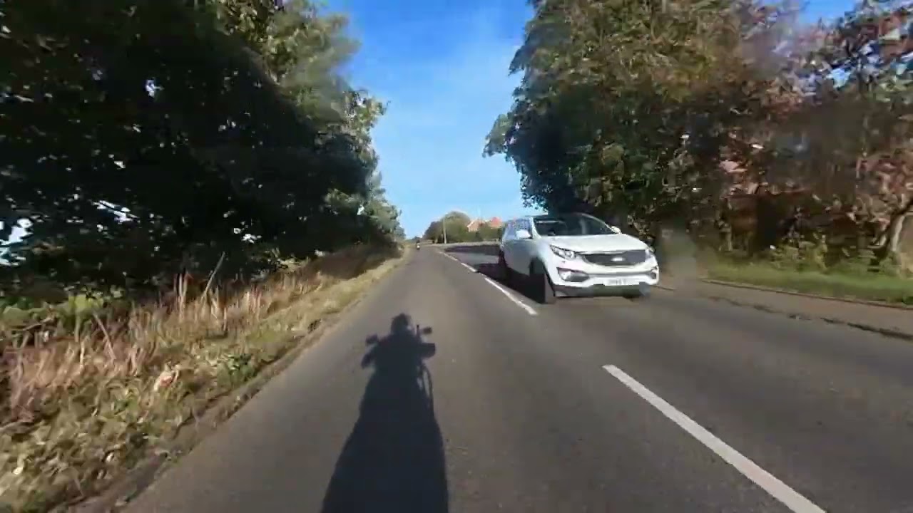 My first video.  Motorbike ride - Norwich to Silfield.