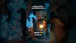 Yeraltında elmas değil, bela buldu! 💎💥 #minecraft #trendingshorts
