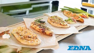 Filoncino „laugen“, bocce per pizza| Gli snack di domani | EDNA