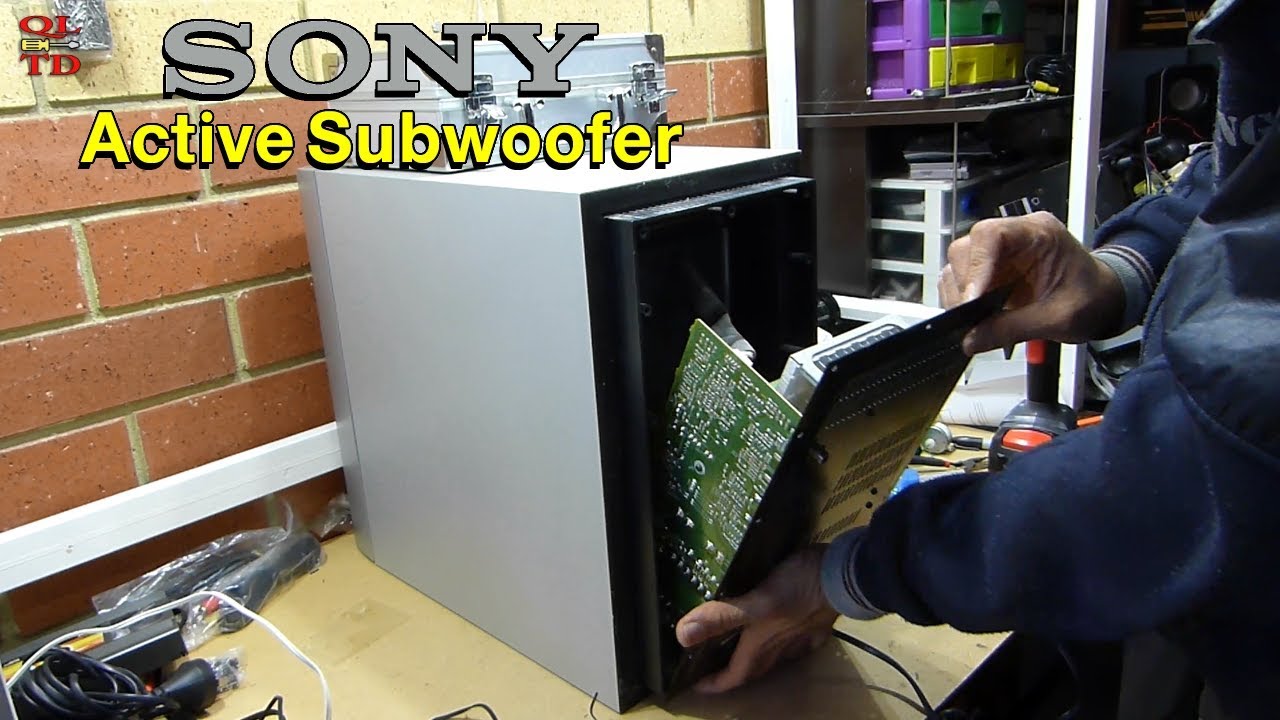 Update SONY Active subwoofer teardown, model: SA-WMS345
