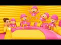 5 Little Monkeys Jumping on the Bed | Sound Variations & Colorful Remix 🎶 Fun Kids Song #part10