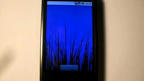 HTC G1 Android 2.1 AOSP Eclair v1 with full LIVE WALLPAPERS GRASS