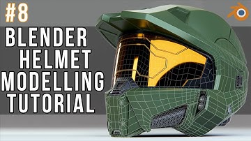 Blender - EP8 | Master Chief Helm Modellering Tutorial