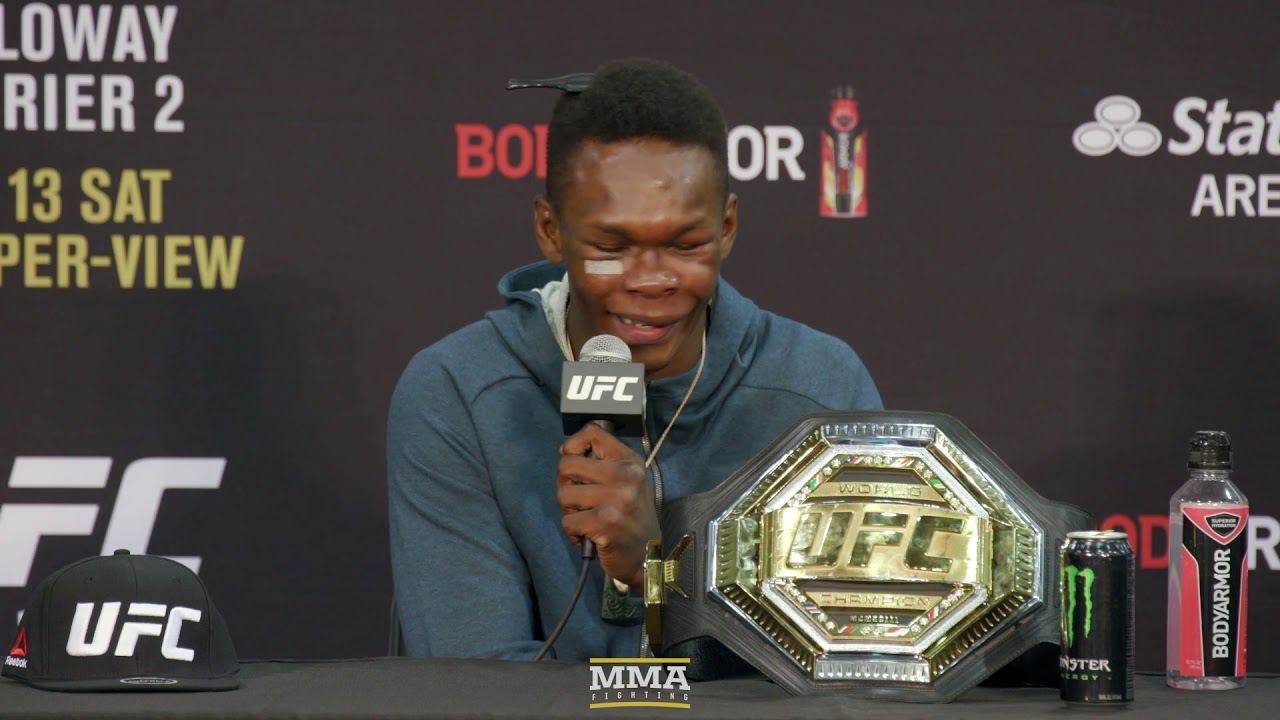 UFC 236: Israel Adesanya Post-Fight Press Conference - MMA Fighting