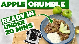 Ninja Foodi Max SmartLid Cinnamon and Apple Crumble in the PERFECT